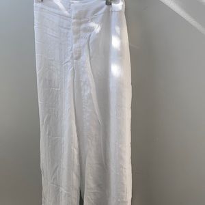 Club Monaco White Pants with slit sides
